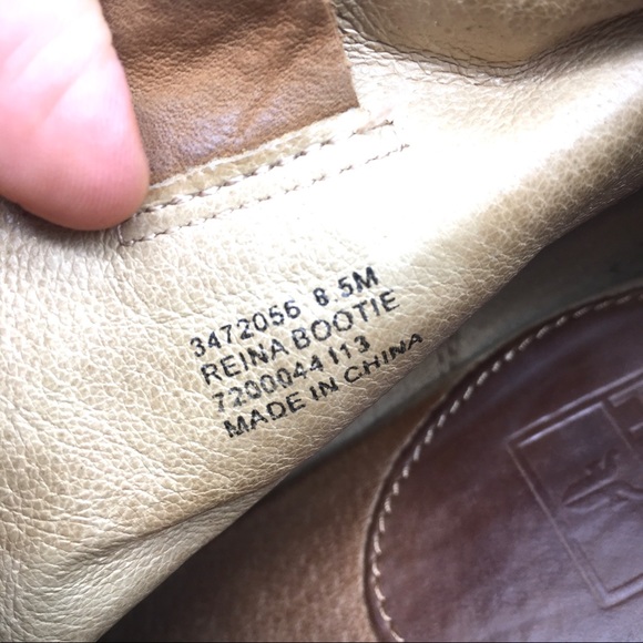 Frye Reina Brown Suede Booties - Picture 13 of 14